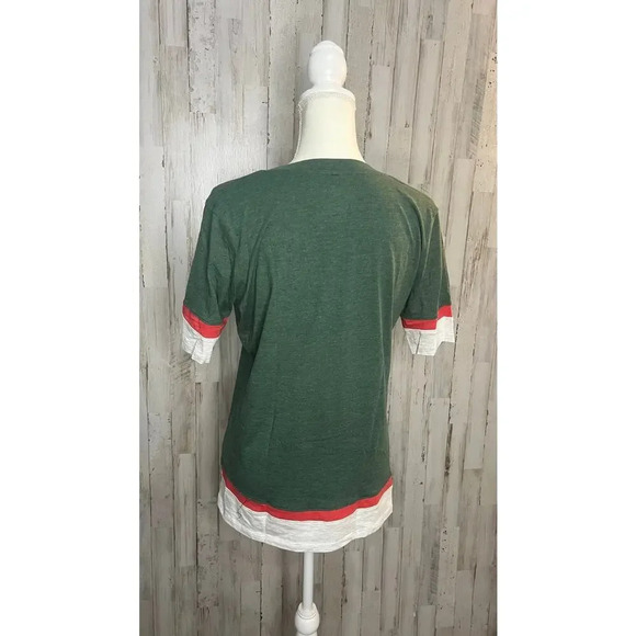 NWT Minnesota Wild Women's Graphic Tee Green Red Short Sleeve Size Medium - Picture 4 of 6
